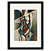 Papermoon Bild (Neo Deco, B x H: 80 x 110 cm, Mit Passepartout, Rahmen Schwarz) | BAUHAUS
