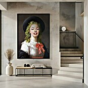 Papermoon Bild (Vintage Marilyn, B x H: 100 x 140 cm, Ohne Passepartout, Rahmen Schwarz) | BAUHAUS