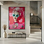 Papermoon Bild (Oh Barbie No. 1, B x H: 60 x 80 cm, Ohne Passepartout, Rahmen Schwarz) | BAUHAUS