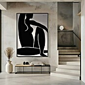 Papermoon Bild (Figure No. 12, B x H: 100 x 140 cm, Mit Passepartout, Rahmen Schwarz) | BAUHAUS