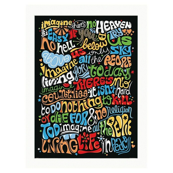 Papermoon Poster (Imagine, B x H: 50 x 70 cm, Mit Passepartout) | BAUHAUS