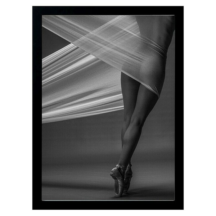 Papermoon Bild (Balance, B x H: 100 x 140 cm, Ohne Passepartout, Rahmen Schwarz) | BAUHAUS