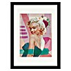 Papermoon Bild (Marilyn is Back, B x H: 50 x 70 cm, Mit Passepartout, Rahmen Schwarz) | BAUHAUS