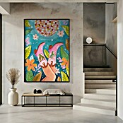 Papermoon Bild (Boots and Disco, B x H: 50 x 70 cm, Ohne Passepartout, Rahmen Schwarz) | BAUHAUS