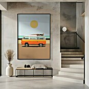Papermoon Bild (Road Trip 1, B x H: 50 x 70 cm, Ohne Passepartout, Rahmen Schwarz) | BAUHAUS