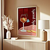 Papermoon Bild (Aperol Spritz, B x H: 70 x 100 cm, Ohne Passepartout, Rahmen Eiche) | BAUHAUS