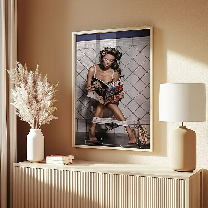 Papermoon Bild (Multitasking, B x H: 50 x 70 cm, Ohne Passepartout, Rahmen Eiche) | BAUHAUS