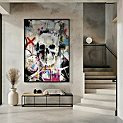 Papermoon Bild (Skull, B x H: 100 x 140 cm, Mit Passepartout, Rahmen Schwarz) | BAUHAUS