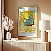 Papermoon Bild (Cocktails Whisky Sour, B x H: 100 x 140 cm, Ohne Passepartout, Rahmen Eiche) | BAUHAUS