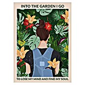 Papermoon Poster (Into the Garden, B x H: 100 x 140 cm, Mit Passepartout) | BAUHAUS