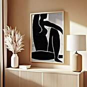 Papermoon Bild (Figure No. 12, B x H: 100 x 140 cm, Mit Passepartout, Rahmen Eiche) | BAUHAUS