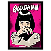 Papermoon Bild (Goodamn!, B x H: 100 x 140 cm, Ohne Passepartout, Rahmen Schwarz) | BAUHAUS