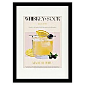 Papermoon Bild (Peru Whisky Bliss, B x H: 80 x 110 cm, Mit Passepartout, Rahmen Schwarz) | BAUHAUS