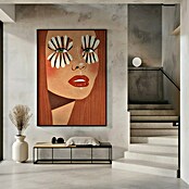 Papermoon Bild (Flower Eyes, B x H: 60 x 80 cm, Ohne Passepartout, Rahmen Schwarz) | BAUHAUS