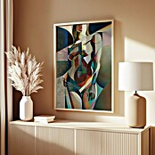 Papermoon Bild (Neo Deco, B x H: 70 x 100 cm, Ohne Passepartout, Rahmen Eiche) | BAUHAUS