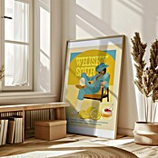 Papermoon Bild (Cocktails Whisky Sour, B x H: 100 x 140 cm, Ohne Passepartout, Rahmen Eiche) | BAUHAUS