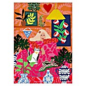 Papermoon Poster (Cat Lady, B x H: 60 x 80 cm, Mit Passepartout) | BAUHAUS