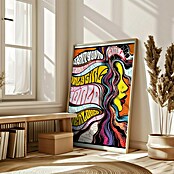 Papermoon Bild (Only Girl in World, B x H: 70 x 100 cm, Ohne Passepartout, Rahmen Eiche) | BAUHAUS