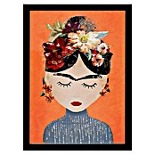 Papermoon Bild (Treechild Frida Orange, B x H: 50 x 70 cm, Ohne Passepartout, Rahmen Schwarz) | BAUHAUS