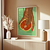 Papermoon Bild (Fruitlover, B x H: 70 x 100 cm, Mit Passepartout, Rahmen Eiche) | BAUHAUS