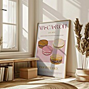 Papermoon Bild (French Macaron, B x H: 80 x 110 cm, Mit Passepartout, Rahmen Eiche) | BAUHAUS