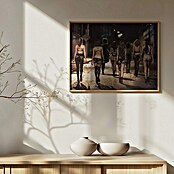 Papermoon Bild (Street Women, B x H: 100 x 70 cm, Ohne Passepartout, Rahmen Eiche) | BAUHAUS