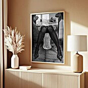Papermoon Bild (Le Goart des Autres, B x H: 80 x 110 cm, Mit Passepartout, Rahmen Eiche) | BAUHAUS