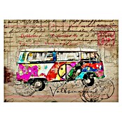 Papermoon Poster (VW Combi Art, B x H: 140 x 100 cm, Mit Passepartout) | BAUHAUS