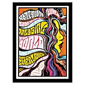 Papermoon Bild (Only Girl in World, B x H: 50 x 70 cm, Ohne Passepartout, Rahmen Schwarz) | BAUHAUS