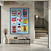 Papermoon Bild (Canned Tomatoes, B x H: 60 x 80 cm, Mit Passepartout, Rahmen Schwarz) | BAUHAUS
