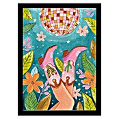 Papermoon Bild (Boots and Disco, B x H: 50 x 70 cm, Ohne Passepartout, Rahmen Schwarz) | BAUHAUS