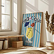 Papermoon Bild (Pina Colada, B x H: 70 x 100 cm, Ohne Passepartout, Rahmen Eiche) | BAUHAUS
