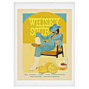Papermoon Poster (Cocktails Whisky Sour, B x H: 50 x 70 cm, Mit Passepartout) | BAUHAUS