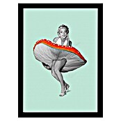 Papermoon Bild (Happy Dress, B x H: 60 x 80 cm, Ohne Passepartout, Rahmen Schwarz) | BAUHAUS