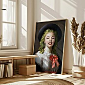 Papermoon Bild (Vintage Marilyn, B x H: 50 x 70 cm, Mit Passepartout, Rahmen Eiche) | BAUHAUS
