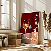 Papermoon Bild (Aperol Spritz, B x H: 70 x 100 cm, Ohne Passepartout, Rahmen Eiche) | BAUHAUS