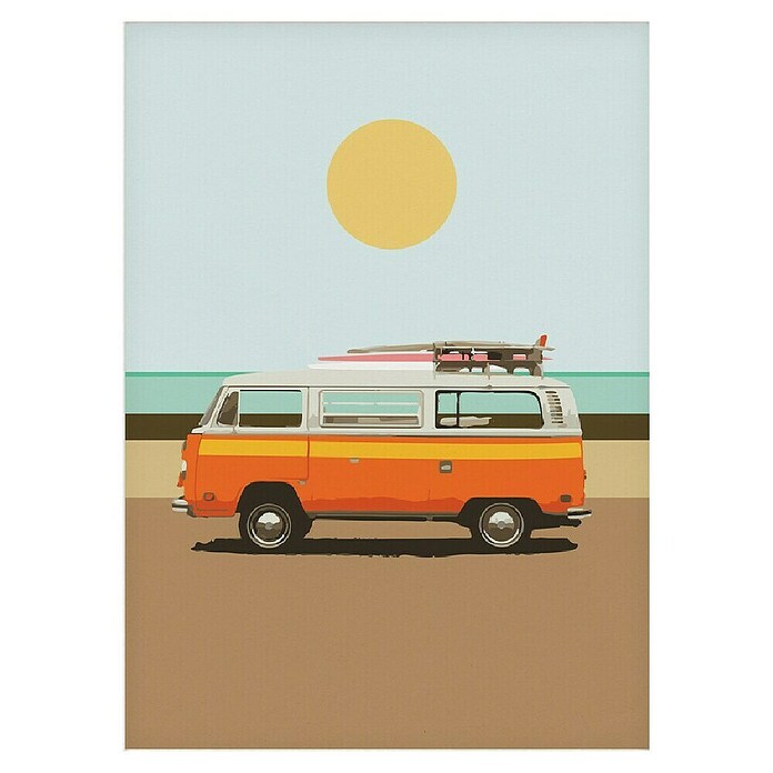 Papermoon Poster (Road Trip 1, B x H: 40 x 50 cm, Mit Passepartout) | BAUHAUS