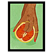 Papermoon Bild (Fruitlover, B x H: 50 x 70 cm, Ohne Passepartout, Rahmen Schwarz) | BAUHAUS