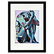 Papermoon Bild (Self Reflection, B x H: 70 x 100 cm, Mit Passepartout, Rahmen Schwarz) | BAUHAUS