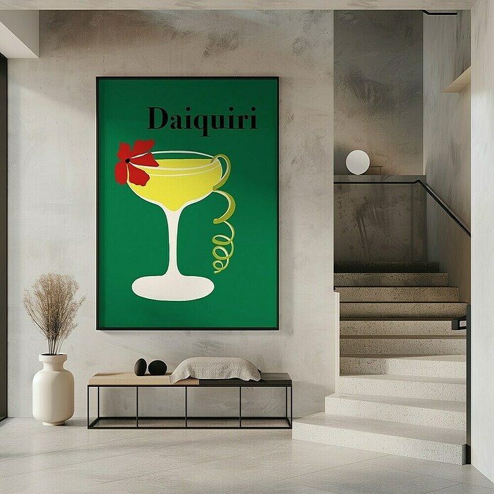Papermoon Bild (Daiquiri, B x H: 40 x 50 cm, Ohne Passepartout, Rahmen Schwarz) | BAUHAUS