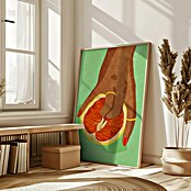 Papermoon Bild (Fruitlover, B x H: 70 x 100 cm, Mit Passepartout, Rahmen Eiche) | BAUHAUS