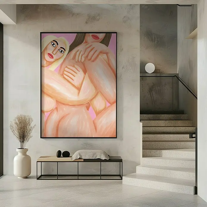 Papermoon BildGatel, B x H: 70 x 100 cm, Ohne Passepartout, Rahmen Schwarz - Stimmungsaufnahme