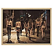 Papermoon Bild (Street Women, B x H: 100 x 70 cm, Ohne Passepartout, Rahmen Eiche) | BAUHAUS