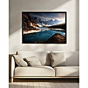 Papermoon Bild (Moraine Me, B x H: 140 x 100 cm, Ohne Passepartout, Rahmen Schwarz) | BAUHAUS