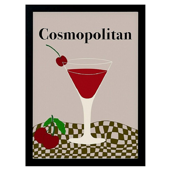 Papermoon Bild (Cosmopolitan, B x H: 80 x 110 cm, Ohne Passepartout, Rahmen Schwarz) | BAUHAUS