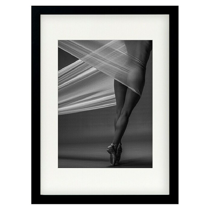 Papermoon Bild (Balance, B x H: 100 x 140 cm, Mit Passepartout, Rahmen Schwarz) | BAUHAUS