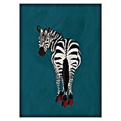 Papermoon Poster (Zebra Heels, B x H: 80 x 110 cm, Mit Passepartout) | BAUHAUS