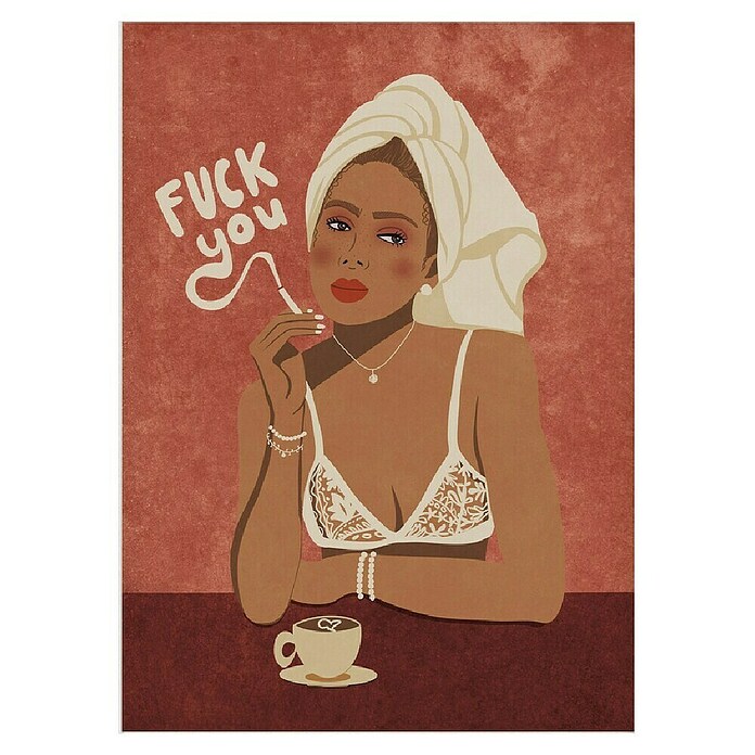 Papermoon Poster (Morning Coffee, B x H: 50 x 70 cm, Mit Passepartout) | BAUHAUS