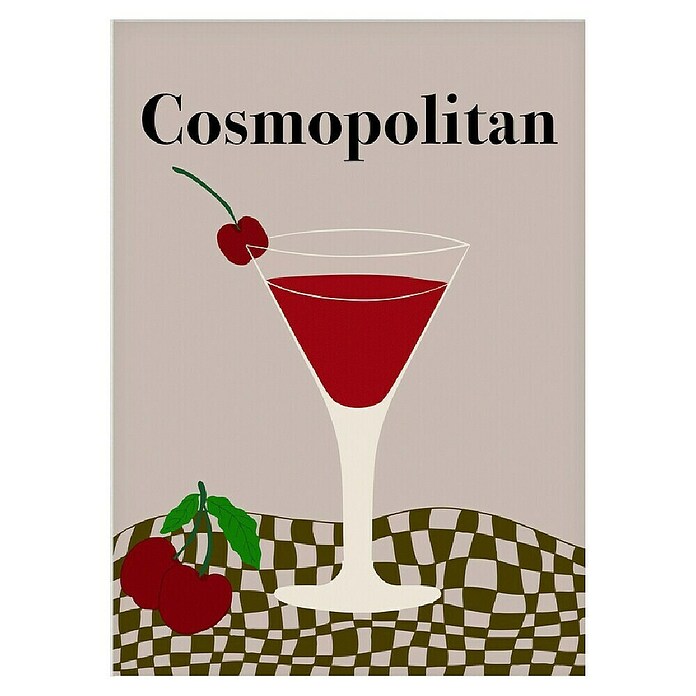 Papermoon Poster (Cosmopolitan, B x H: 80 x 110 cm, Mit Passepartout) | BAUHAUS