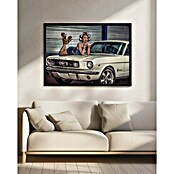 Papermoon Bild (Drive my Car, B x H: 50 x 40 cm, Ohne Passepartout, Rahmen Schwarz) | BAUHAUS